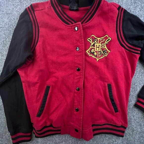 Warner Bros. Other - Harry Potter Hogwarts Varsity Jacket Youth Large Red Crest Gryffindor